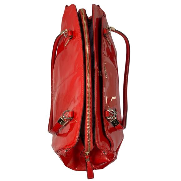 COACH Orange Red Shoulder Bag - Picture 3 of 16